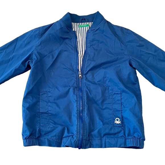 United Colors of Benetton Bomber Jacket Boys XL (10/11) - Picture 2 of 6
